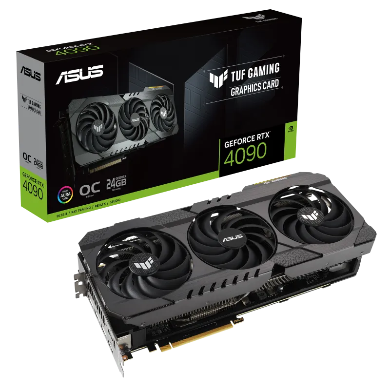 ASUS TUF Gaming TUF-RTX4090-O24G-OG-GAMING, GeForce RTX 4090, 24 GB, GDDR6X, 384 bit, 7680 x 4320 pixels, PCI Express 4.0