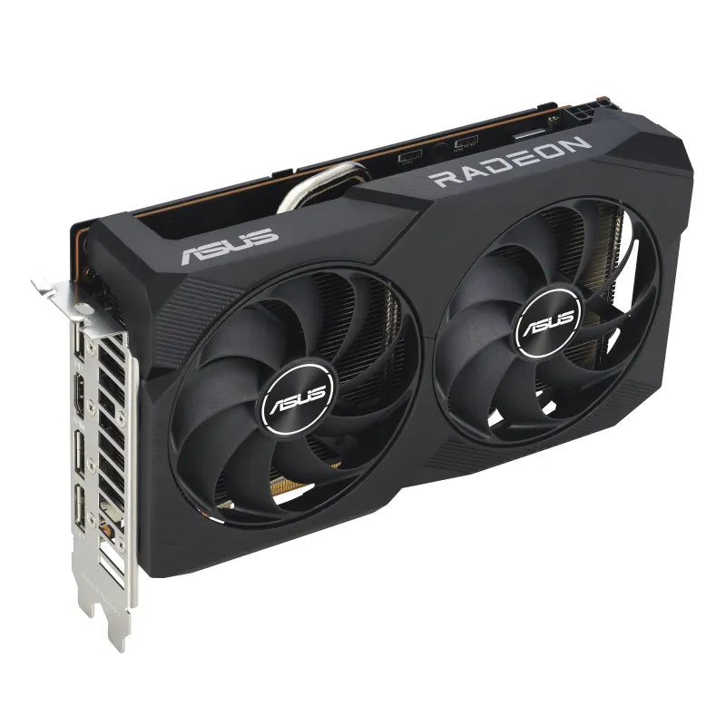 ASUS Dual -RX7600-O8G-V2, Radeon RX 7600, 8 GB, GDDR6, 128 bit, 7680 x 4320 pixels, PCI Express 4.0