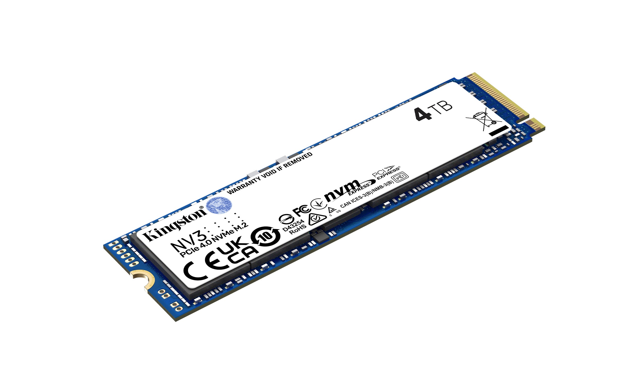 Kingston 4000G NV3 M.2 2280 PCIe 4.0 NVMe SSD