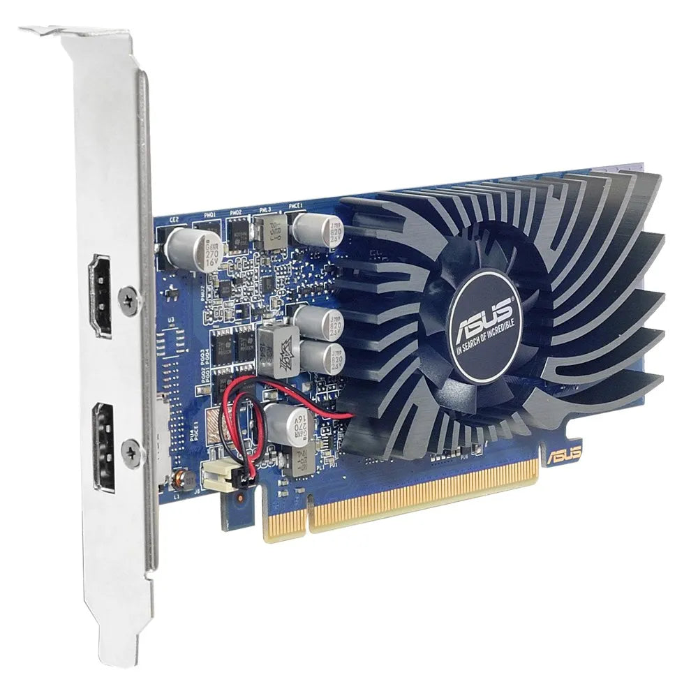 ASUS GT1030-2G-BRK, GeForce GT 1030, 2 GB, GDDR5, 64 bit, 7680 x 4320 pixels, PCI Express 3.0