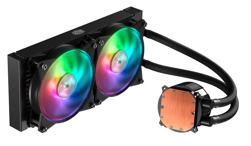 Cooler Master MASTERLIQUID ML240R RGB, Processor, 6 dB, 30 dB, 15 dB, 4-pin, 3-pin