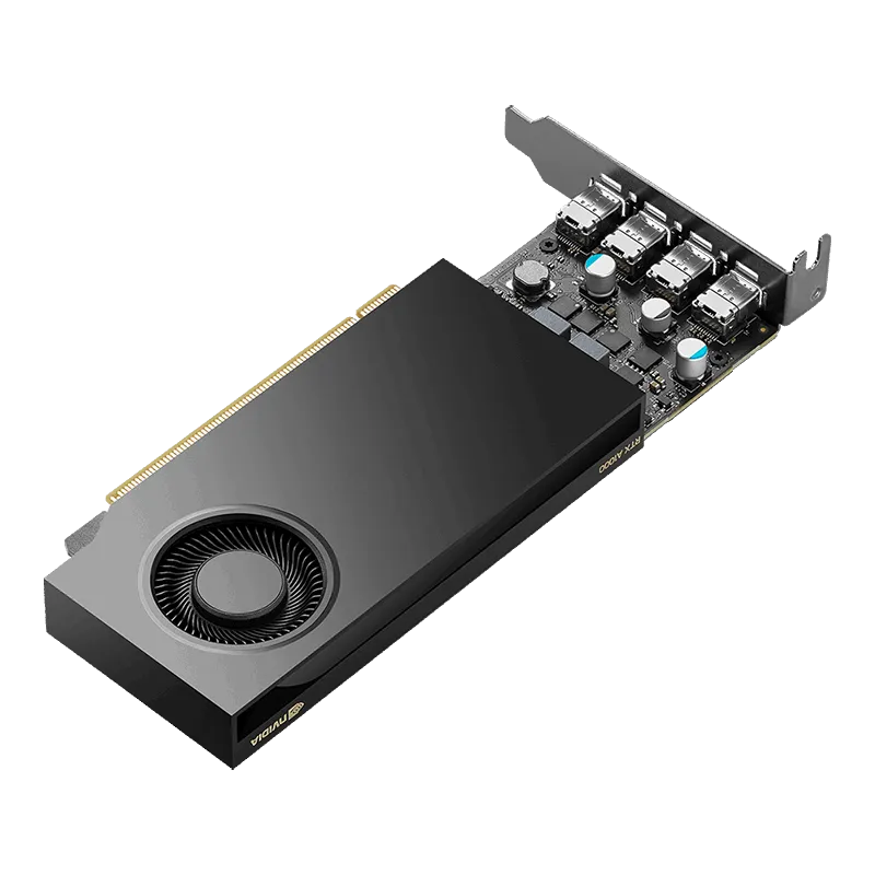 PNY NVIDIA QUADRO A1000 PCI-Express 4.0 x16 ; LP; 8 GB GDDR6 128-bit; 4x Mini DP 1.4 : LOW PROFILE; 50W