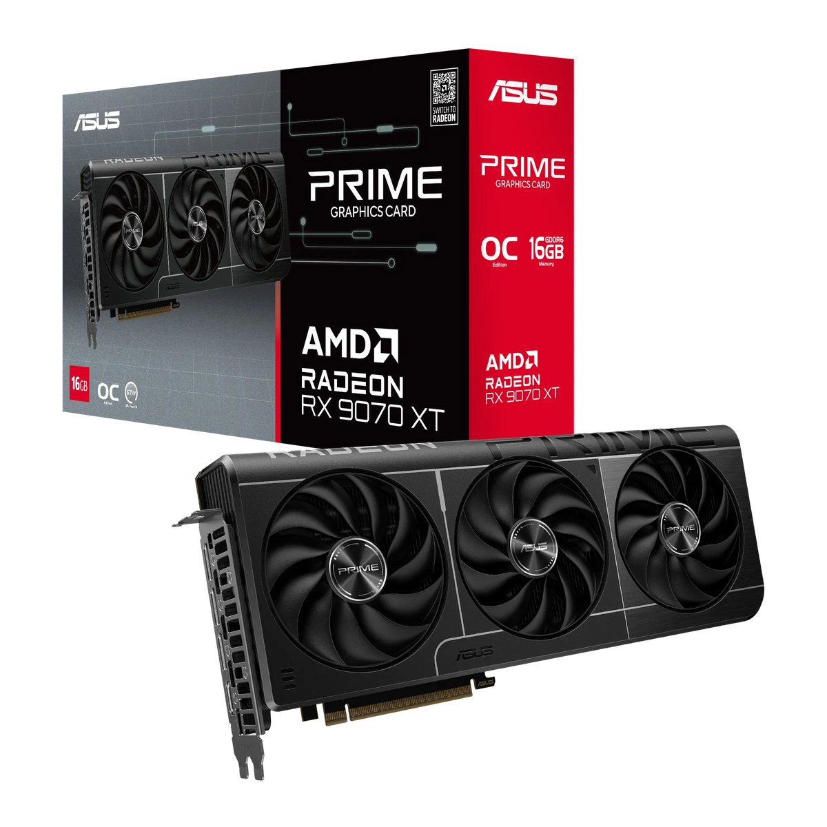 ASUS Graphics Card/AMD/PCIe5/16GB GDDR6/OC mode:up to 3030MHz (Boost Clock)/Default mode:up to 2480MHz(Boost)1xHDMI/3xDP/750W