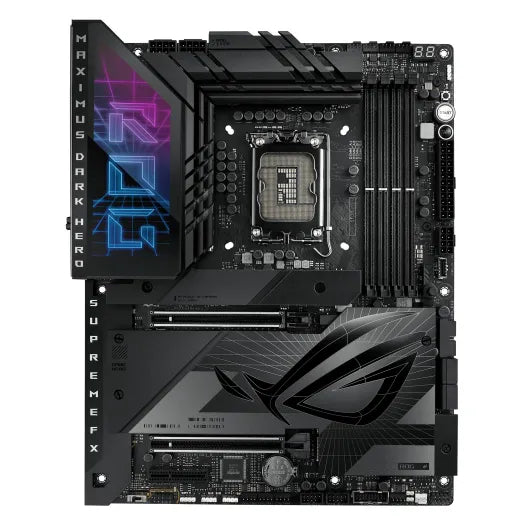 ASUS ROG MAXIMUS Z790 DARK HERO, Intel, LGA 1700, Intel® Celeron®, Intel® Core™ i3, Intel® Core™ i5, Intel® Core™ i7, Intel® Core™ i9,..., LGA 1700, DDR5-SDRAM, 128 GB