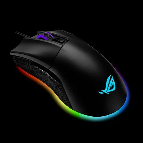 ASUS ROG Gladius II Origin, Right-hand, Optical, USB Type-A, 12000 DPI, Black