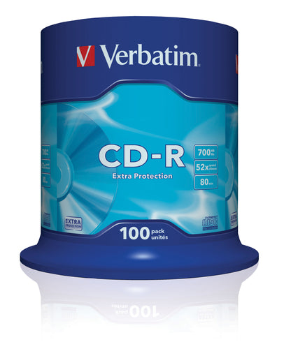 Verbatim Cd-R Extra Protect Spin 100Pk