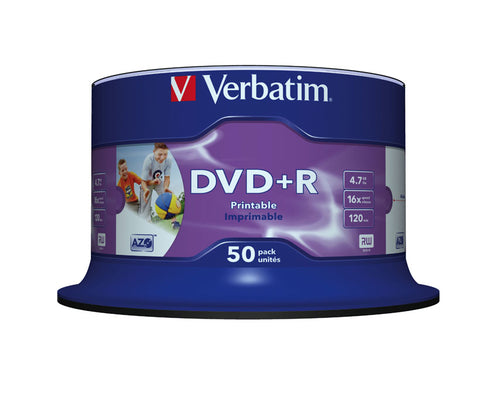 Verbatim DVD+R Sl Printable Spin 50P