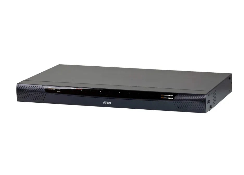 Aten KN1108VA, 1920 x 1200 pixels, Ethernet LAN, Full HD, Rack mounting, 1U, Black