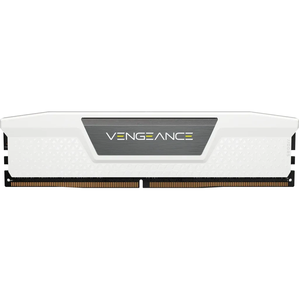 Corsair Vengeance , 32 GB, 2 x 16 GB, DDR5, 6000 MHz, 288-pin DIMM, White