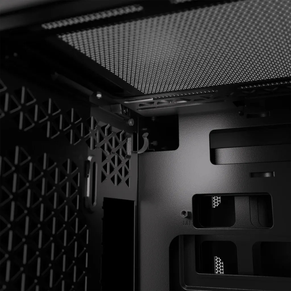 iCUE 2500X Micro ATX Black Dual Chamber PC Case; 2x 2.5'' Drive Bays; 2x 3.5''; Up to 360mm Radiator compatible