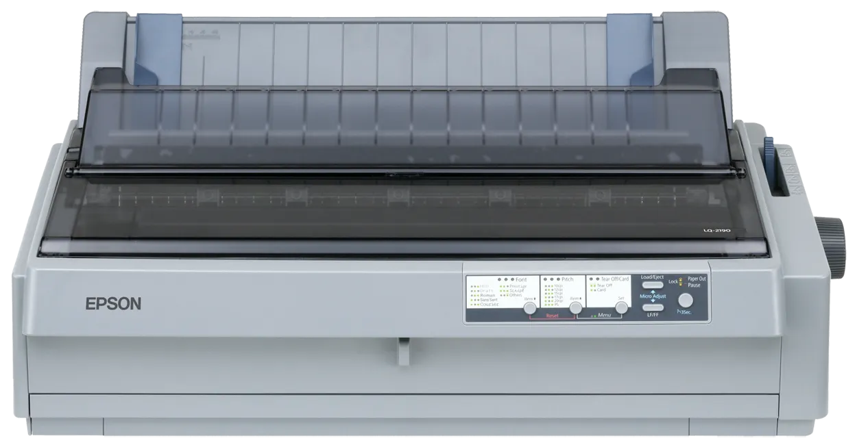 Epson LQ-2190, 576 cps, 360 x 180 DPI, 432 cps, 144 cps, 10,12 cpi, 6 copies