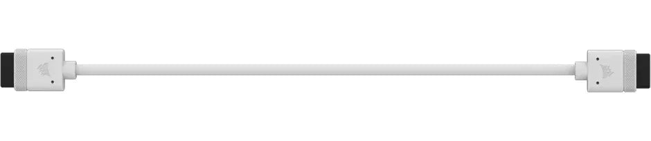 Corsair iCUE LINK Cable; 2x 200mm with Straight connectors; White