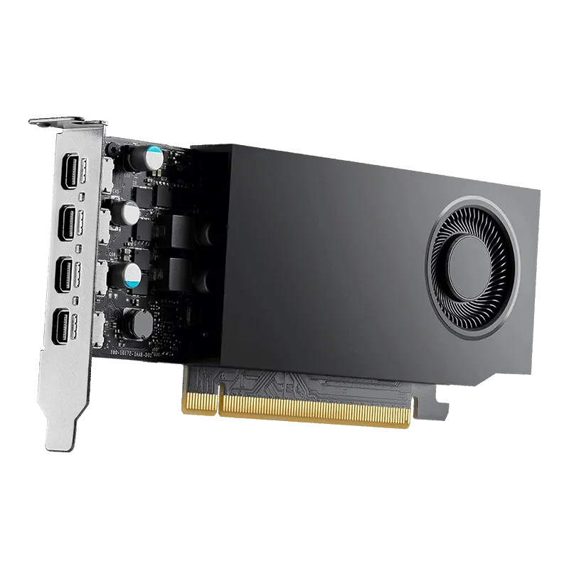 PNY NVIDIA QUADRO A1000 PCI-Express 4.0 x16 ; LP; 8 GB GDDR6 128-bit; 4x Mini DP 1.4 : LOW PROFILE; 50W