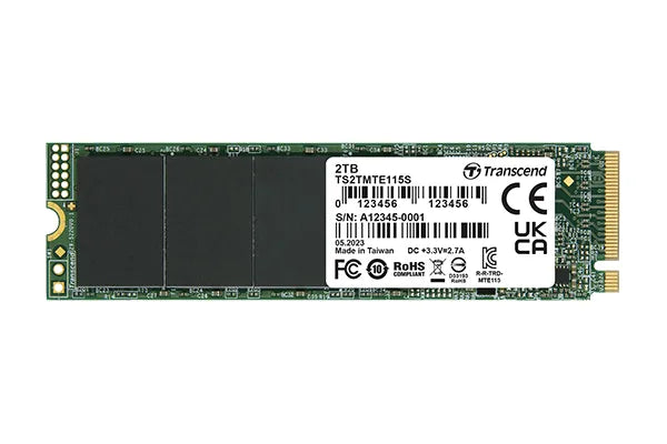 Transcend PCIe SSD 115S, 250 GB, M.2, 3200 MB/s