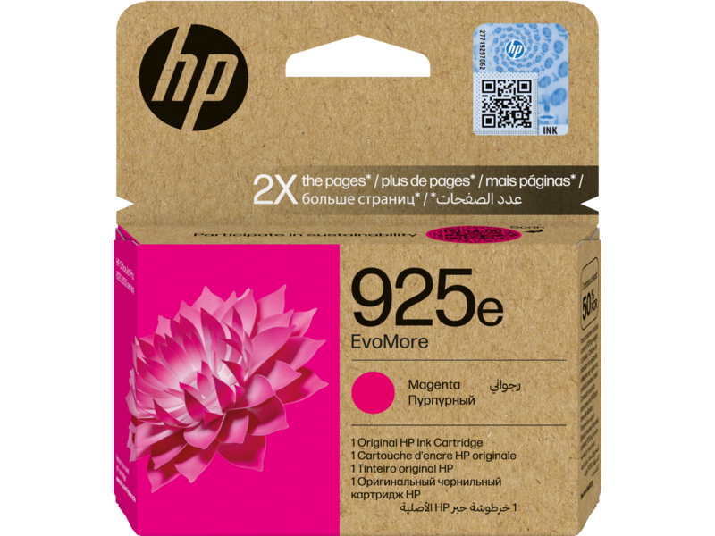 HP 925e EvoMore Magenta Original Ink Cartridge 