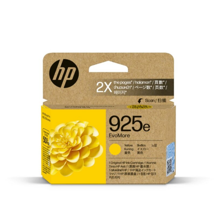 HP 925e EvoMore Yellow Original Ink Cartridge 