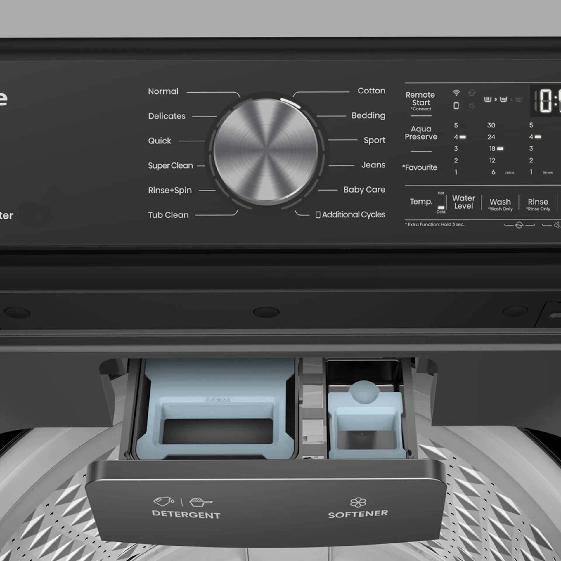 Hisense WT5T1825DT, Top-load, 18 kg, Black