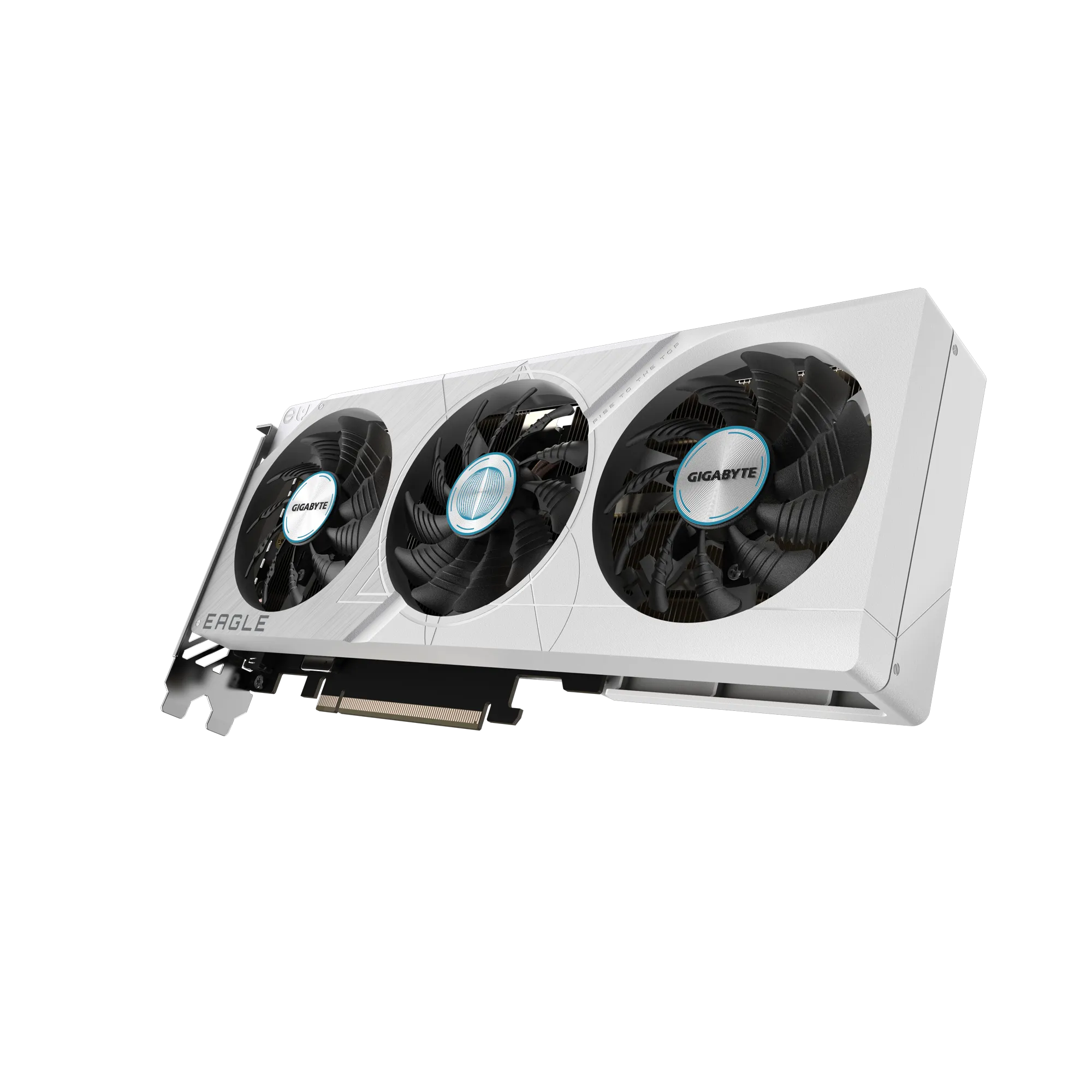 GIGABYTE GeForce RTX 4060 Ti EAGLE OC ICE 8G Graphics Card - 8GB GDDR6, 128bit, PCI-E 4.0, 2550MHz Core Clock, 2 x DisplayPort 1.4a, 2 x HDMI 2.1a, NVIDIA DLSS 3, GV-N406TEAGLEOC ICE-8GD, GeForce RTX 4060 Ti, 8 GB, GDDR6, 128 bit, 7680 x 4320 pixels, PCI Express x8 4.0