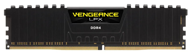 Corsair Vengeance LPX 8GB DDR4 3000MHz, 8 GB, 1 x 8 GB, DDR4, 3000 MHz, 288-pin DIMM, Black