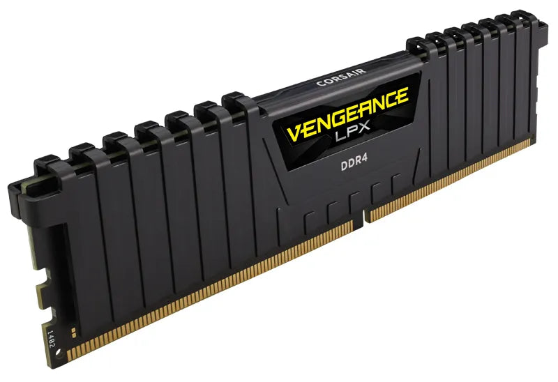 Corsair Vengeance LPX 8GB DDR4 3000MHz, 8 GB, 1 x 8 GB, DDR4, 3000 MHz, 288-pin DIMM, Black