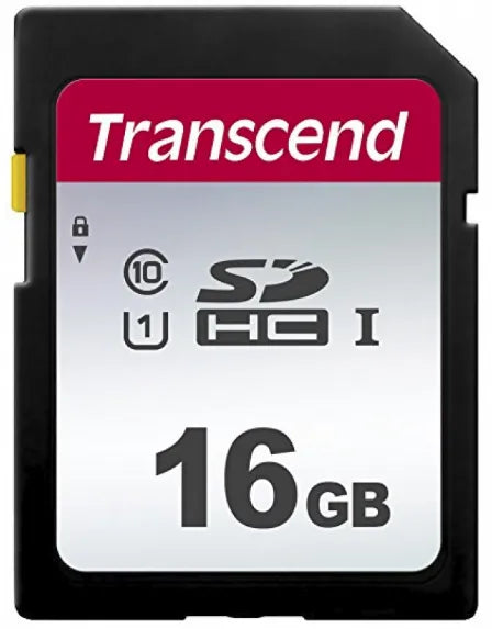 Transcend SD Card SDHC 300S 16GB, 16 GB, SDHC, Class 10, NAND, 95 MB/s, 10 MB/s