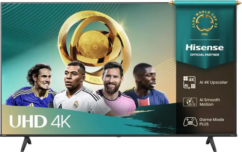 Hisense 75A6Q, 190.5 cm (75"), 3840 x 2160 pixels, 4K Ultra HD, Smart TV, Wi-Fi, Black