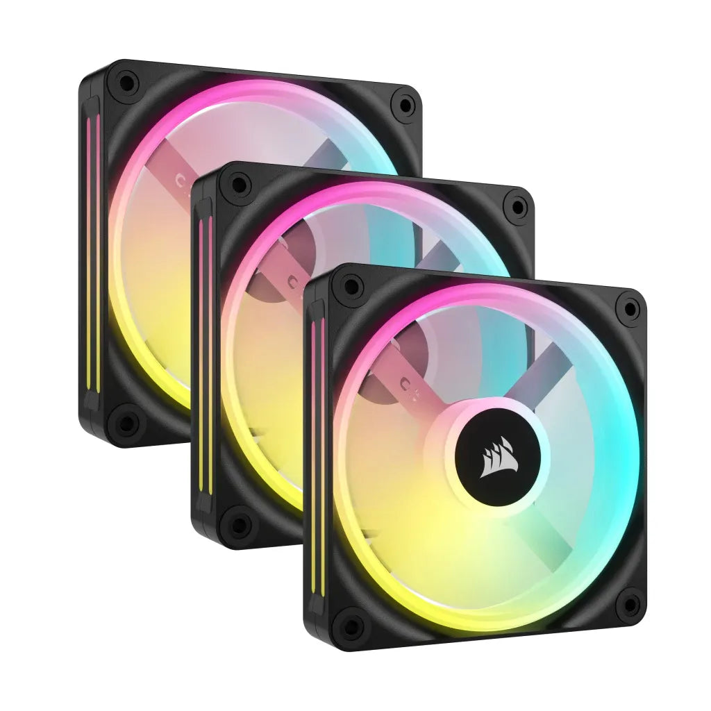 Corsair Air CO-9051002-WW, Fan, 12 cm, 480 RPM, 2400 RPM, 63.1 cfm, Black, White