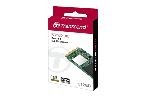 Transcend PCIe SSD 110S 128G, 128 GB, M.2, 1500 MB/s