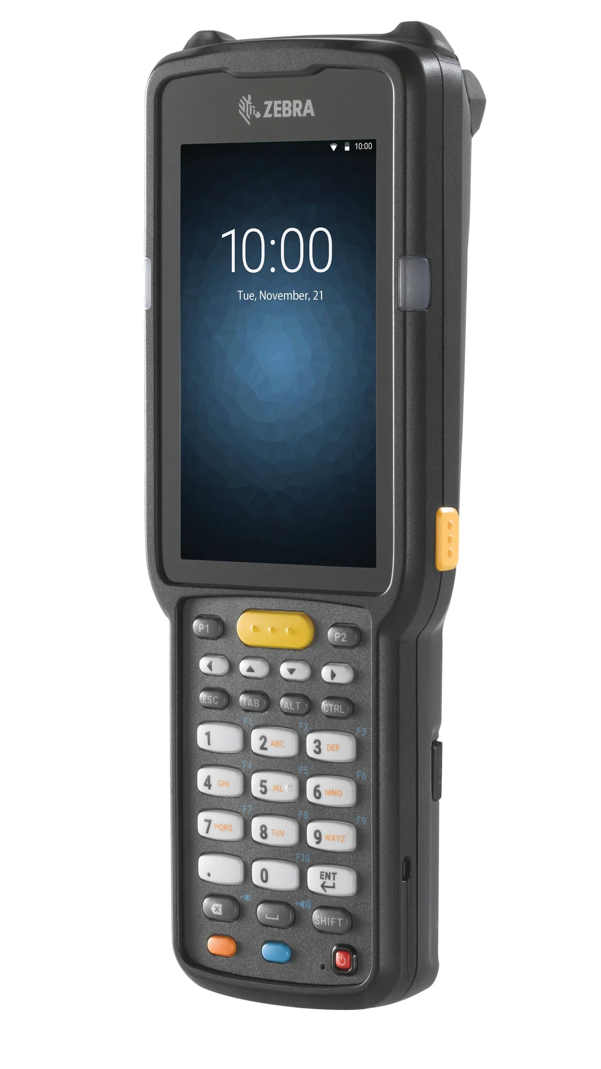 Zebra Brick Straight Shooter; 802.11 a/b/g/n/ac; Bluetooth; 2D SE4770; 4.0'' display; 38 Key; Extended Capacity Battery; Android