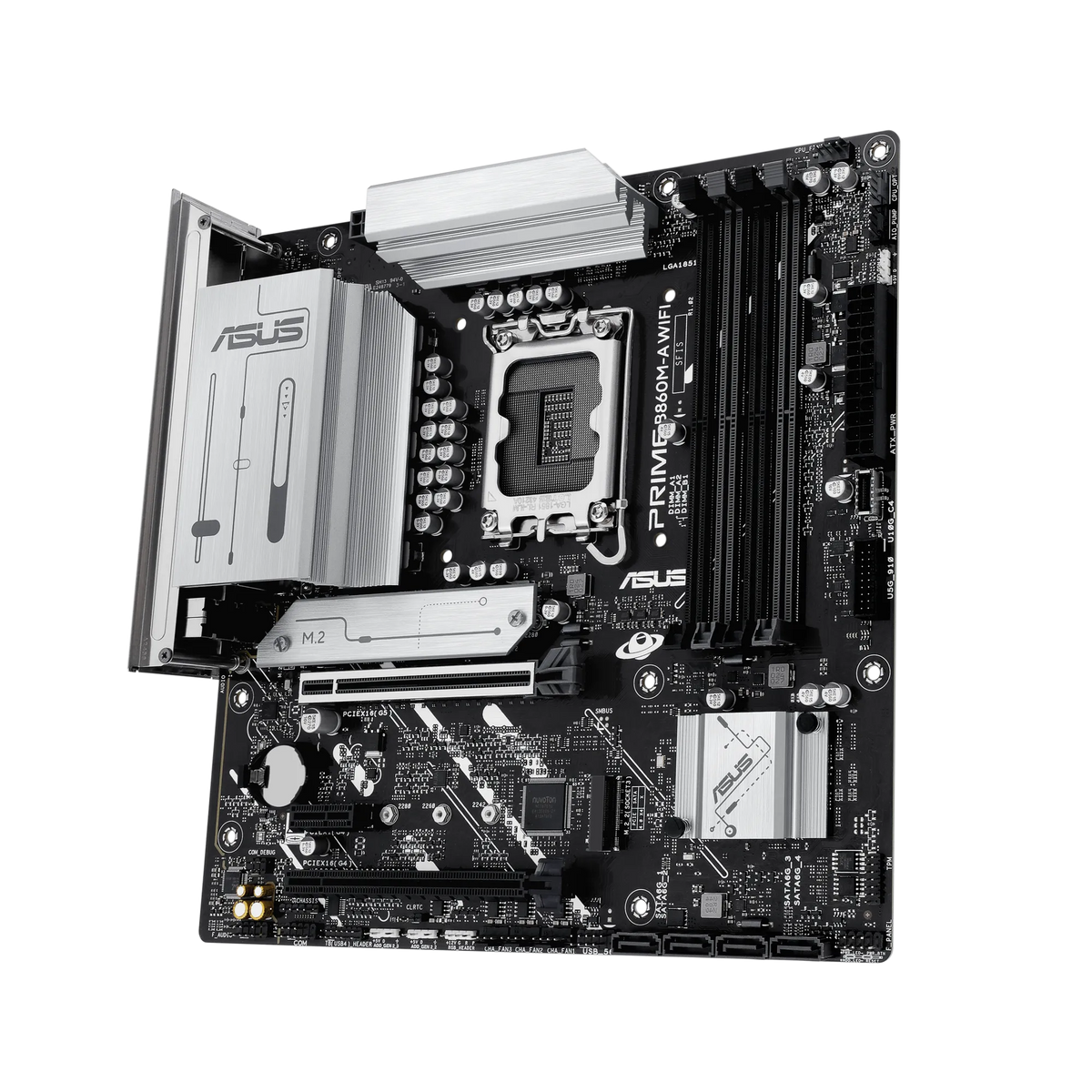 ASUS Motherboard/mATX/LGA1851/4xDDR5/Max.256GB/2xM.2/4xSATA/1xPCIe5*16/1xPCIe4*16/1xPCIe4*1/1xHDMI/2xDP/RAID