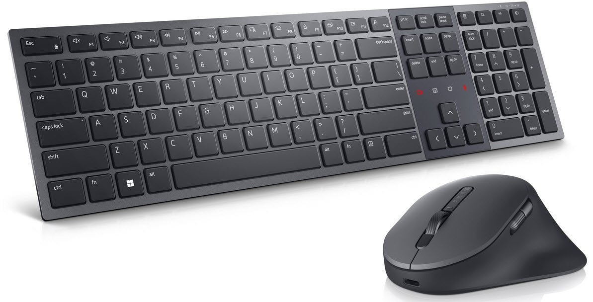 Dell Collaboration Keyboard and Mouse - KM900 - US International (QWERTY)