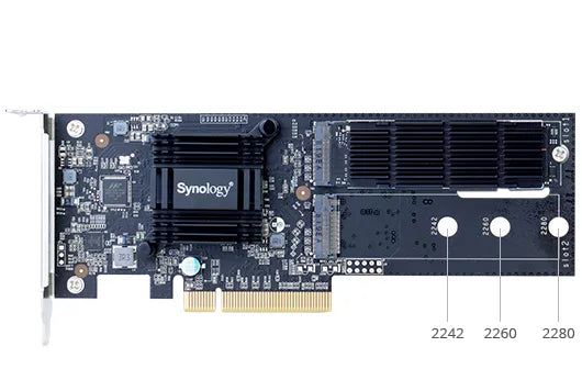 Synology M2D18, PCIe, M.2, PCI 2.0, Black, 0 - 40 °C, -20 - 60 °C