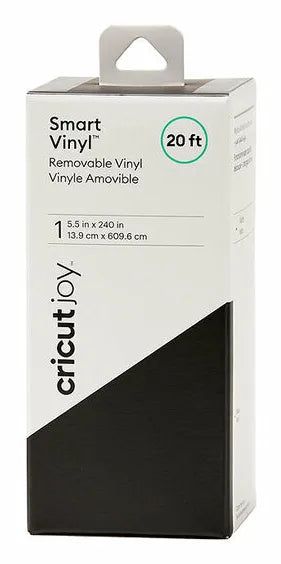 Cricut Joy Smart Vinyl – Removable (6 m), Heat transfer vinyl roll, Black, Monochromatic, Matte, Cricut Joy, 139 mm