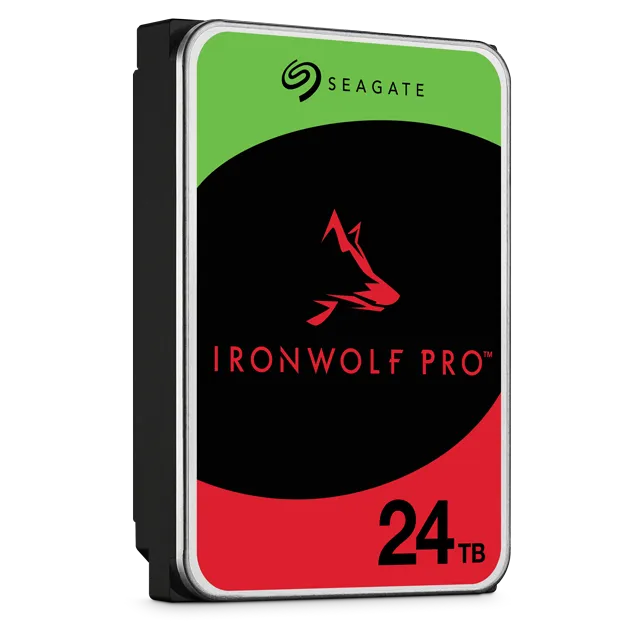 Seagate IronWolf Pro ST24000NT002, 24 TB, 7200 RPM, 512 MB, 3.5", Serial ATA III