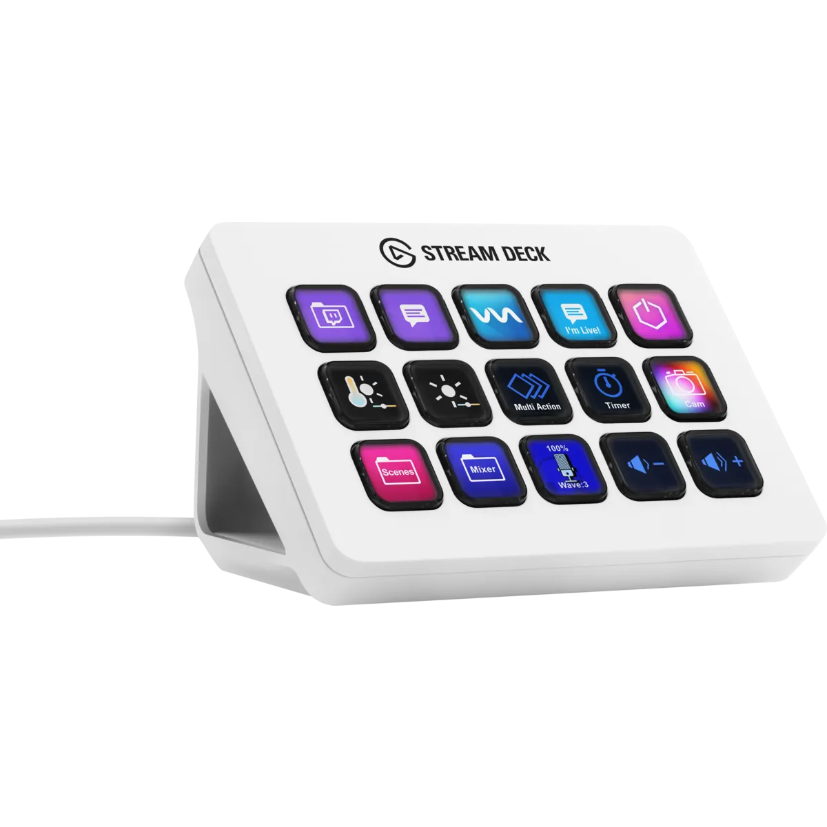 Corsair 10GBA9911, Mini, Wired, USB, White