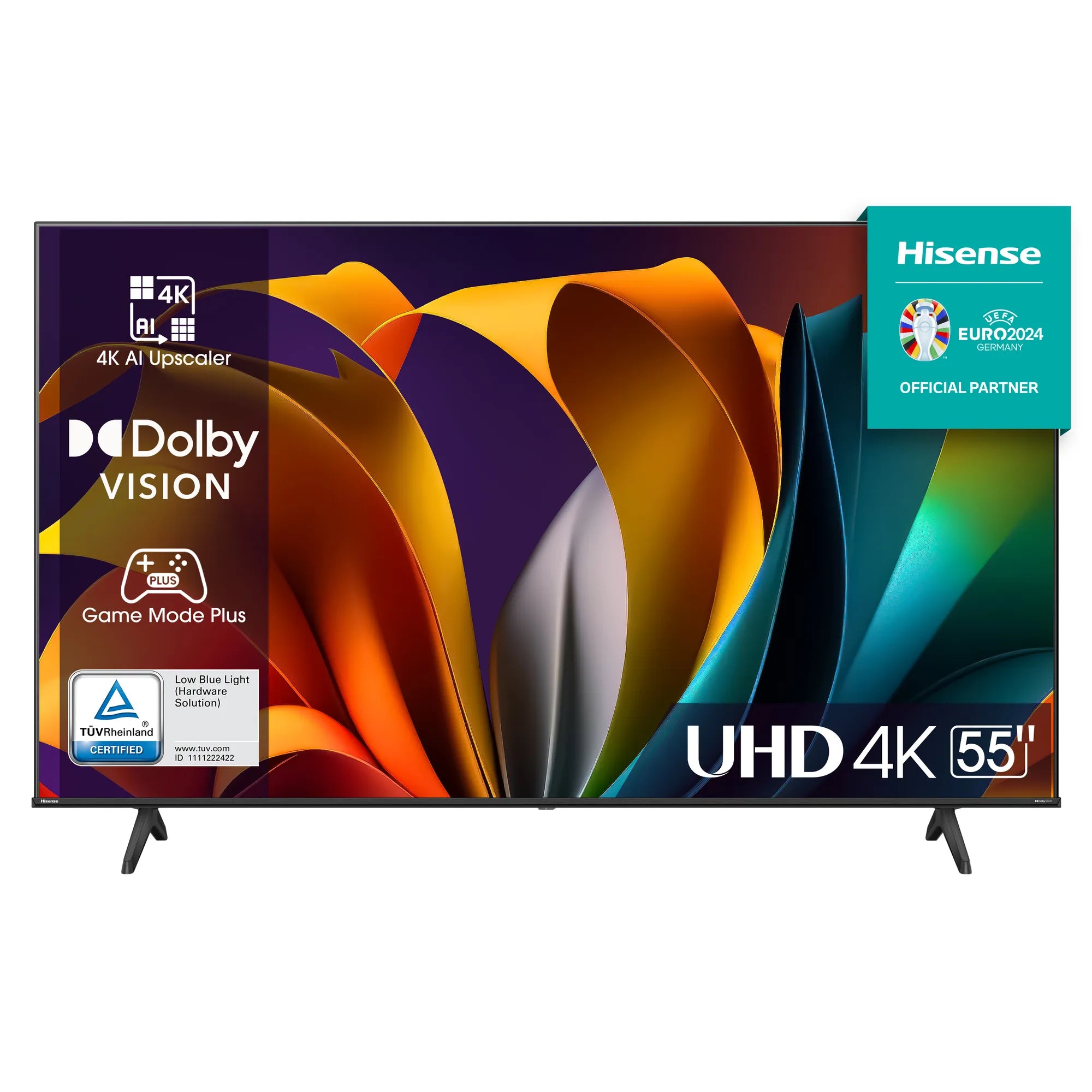 Hisense 55A6N, 139.7 cm (55"), 3840 x 2160 pixels, LED, Smart TV, Wi-Fi, Black