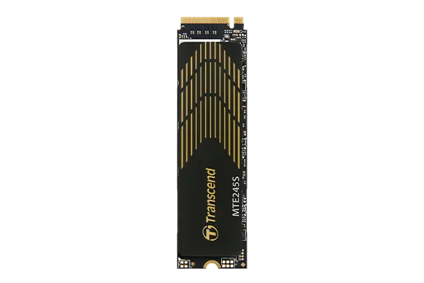 TRANSCEND 250GB MTE245S PCI-E  GEN 4X4 M.2 NVMe 2280 SSD 3D NAND - 3200 MB/s Read1800 MB/s Write - 150 TBW