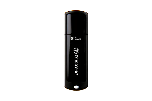 Transcend JetFlash 700, 512 GB, USB Type-A, 3.2 Gen 1 (3.1 Gen 1), Cap, 8.5 g, Black