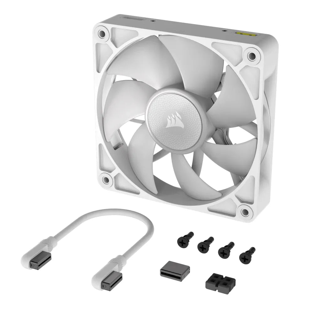 Corsair iCUE LINK RX120 RGB, Fan, 12 cm, 400 RPM, 2100 RPM, 36 dB, 73.5 cfm