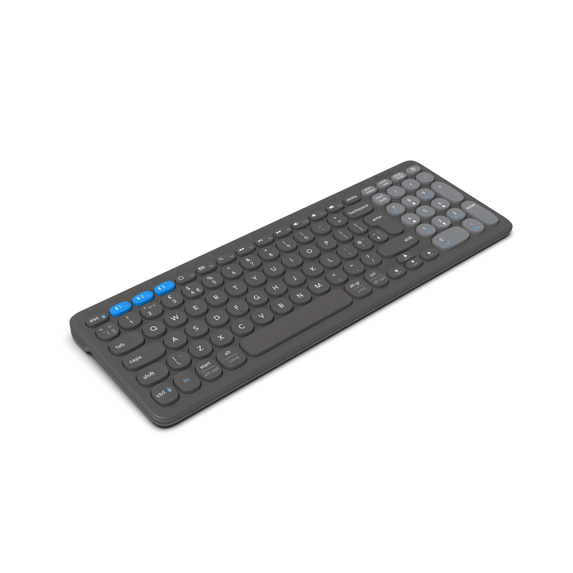 ZAGG Pro Keyboard Mid Size-Charcoal-UK 15''