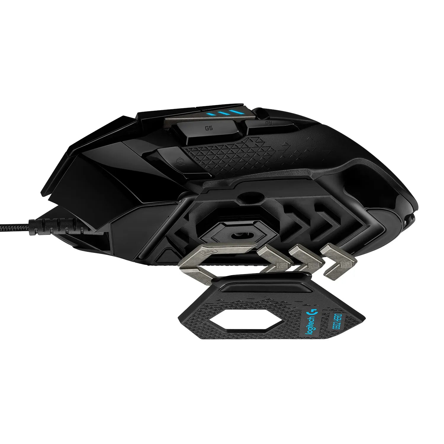 Logitech G G502 HERO High Performance Gaming Mouse, Right-hand, Optical, USB Type-A, 25600 DPI, 1 ms, Black