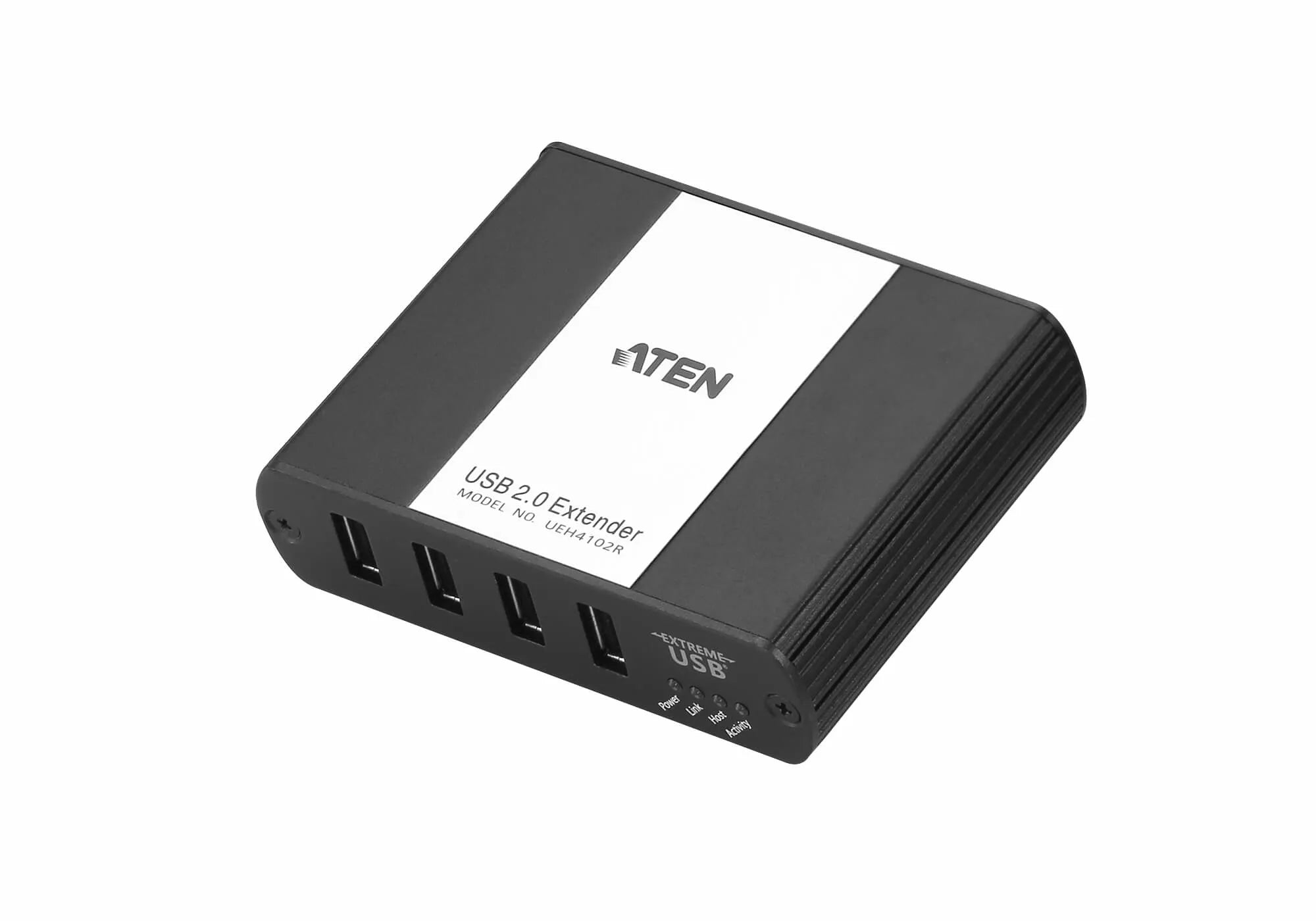 ATEN UEH4102, Network transmitter & receiver, 100 m, 480 Mbit/s, Cat5e,Cat6,Cat7, 10,100,1000 Mbit/s, Black