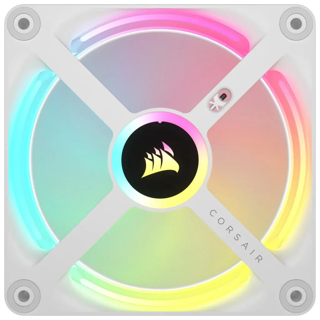 Corsair iCUE LINK QX120 RGB 120mm PWM Fans Starter Kit - White