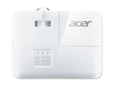 Acer S1386WH, 3600 ANSI lumens, DLP, WXGA (1280x800), 20000:1, 16:10, 914.4 - 7620 mm (36 - 300")