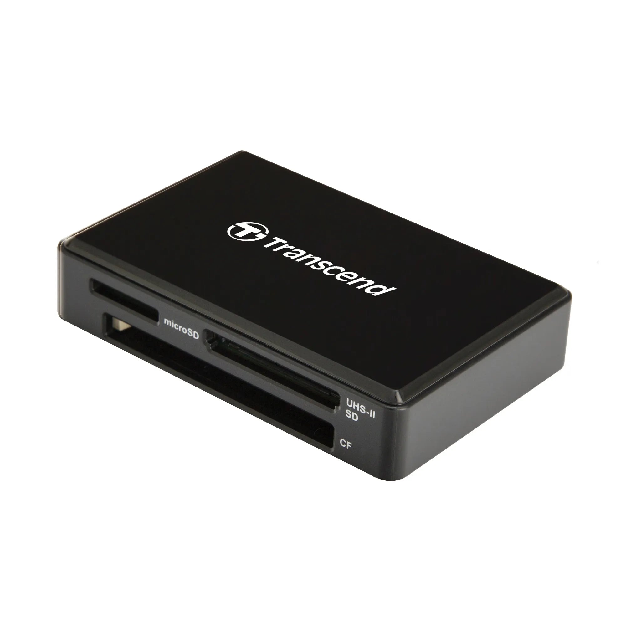 Transcend RDF9 Card Reader Black, CF, MicroSDHC, MicroSDXC, SDHC, SDXC, Black, CE/FCC/BSMI/KC/RCM/EAC, Micro-USB, USB, 5 V