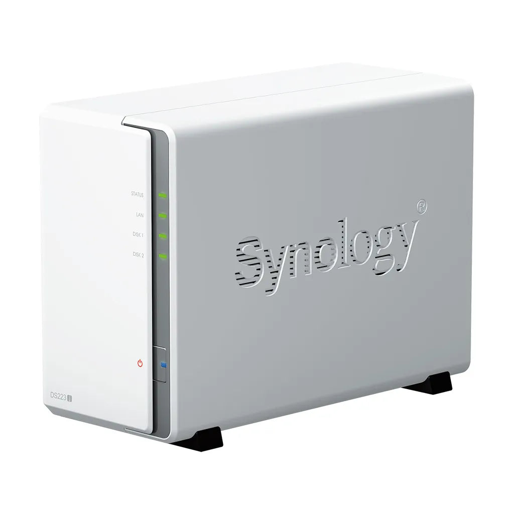 Synology DiskStation DS223J, NAS, Desktop, Realtek, RTD1619B, White