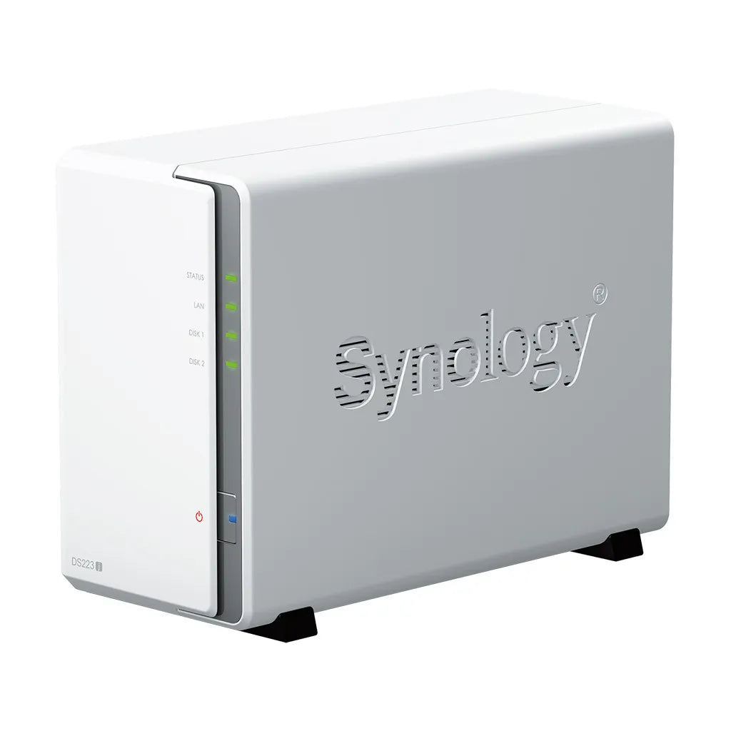 Synology DiskStation DS223J, NAS, Desktop, Realtek, RTD1619B, 1 GB, DDR4