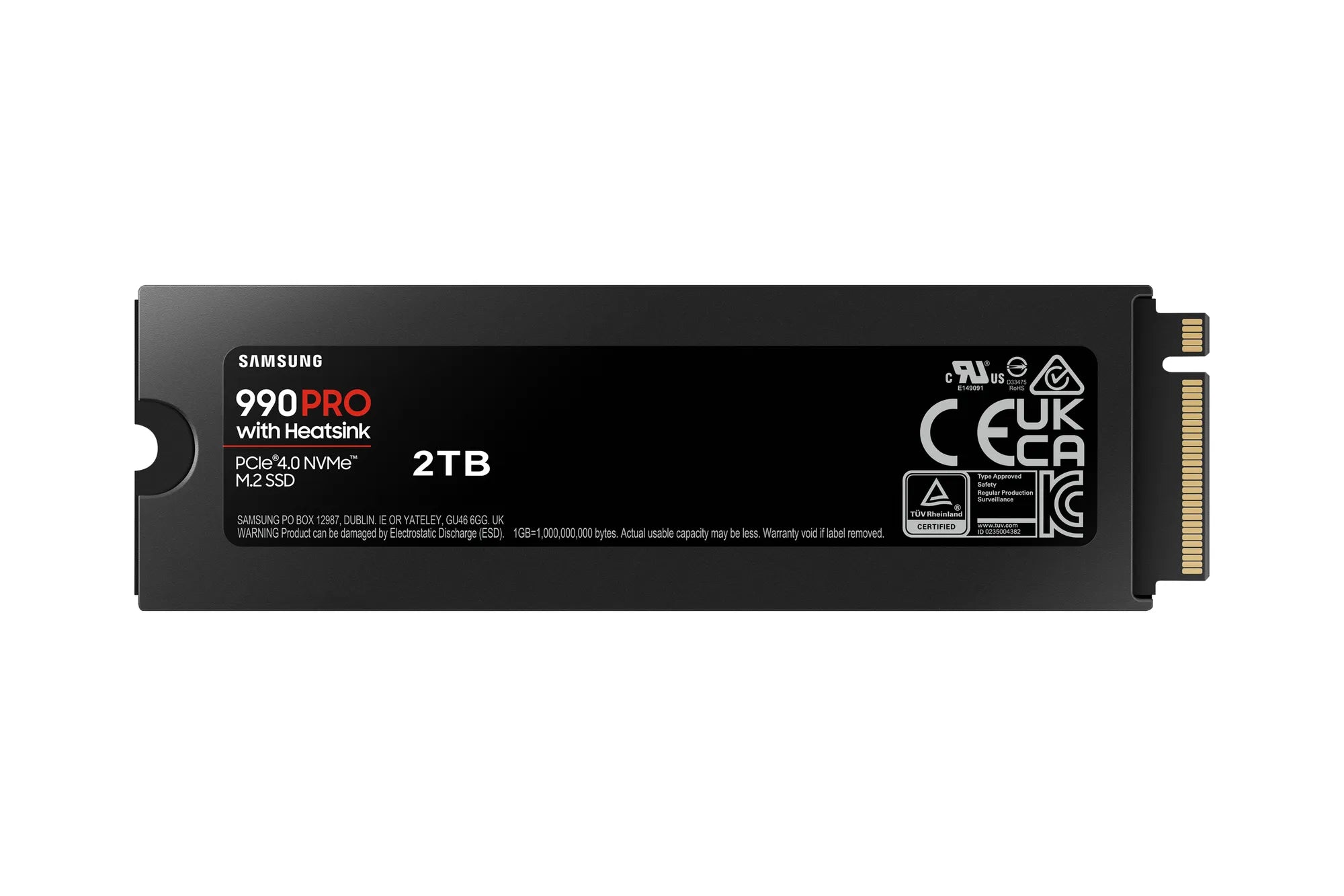 Samsung 990 PRO, 2 TB, M.2, 7450 MB/s