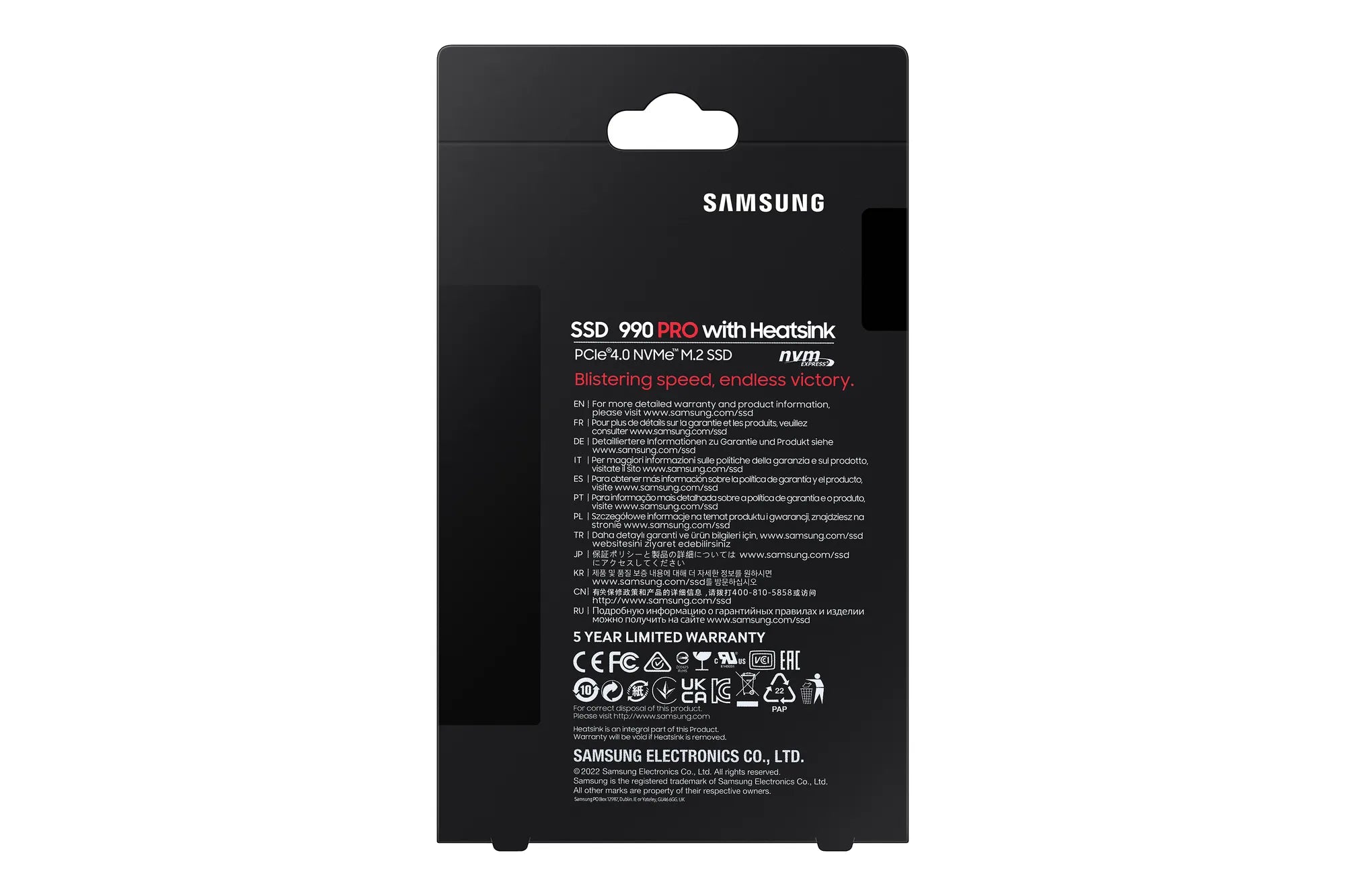 Samsung 990 Pro, 4 TB, M.2, 7450 MB/s