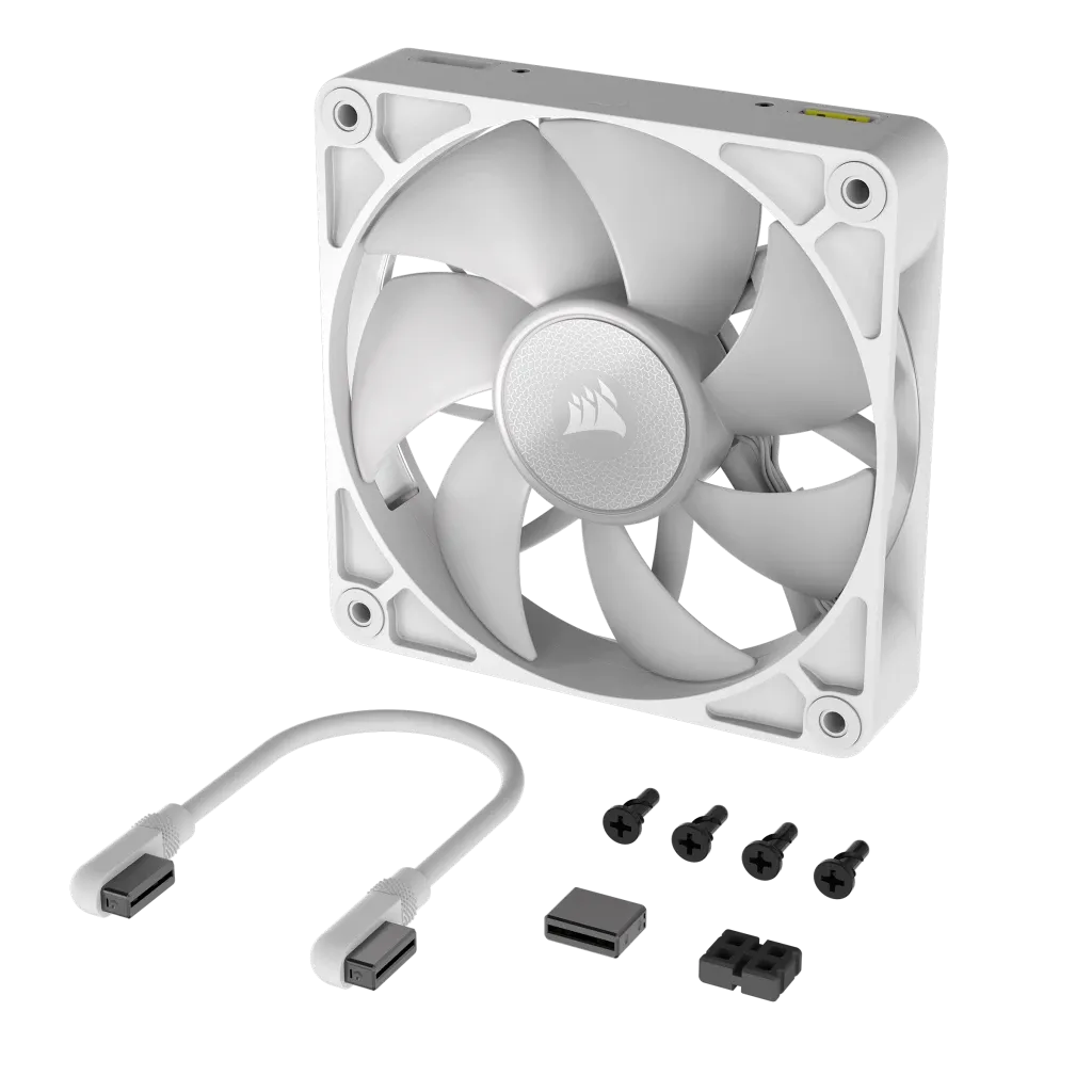 Corsair iCUE LINK RX120 RGB, Fan, 12 cm, 400 RPM, 2100 RPM, 36 dB, 73.5 cfm